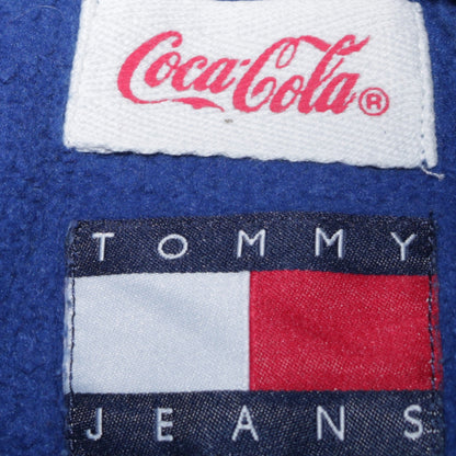 Womens UK Size M Tommy Jeans Blue Pullover Sweatshirt