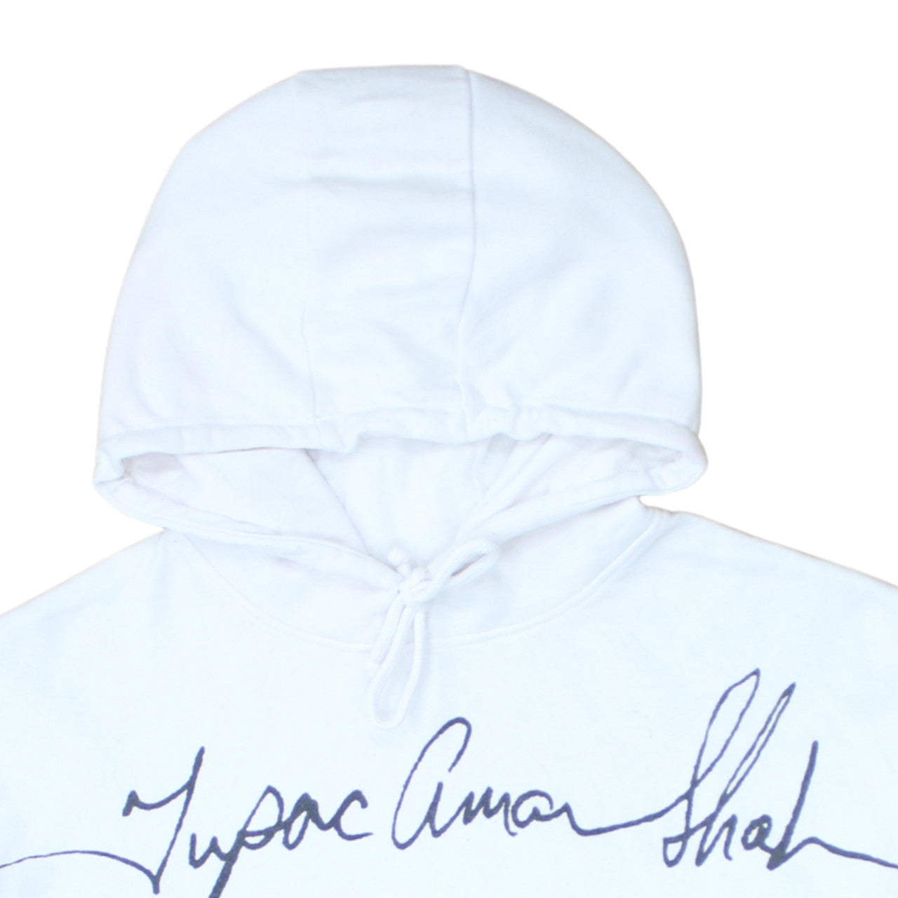 Womens UK Size S 2Pac White Pullover Hoodie