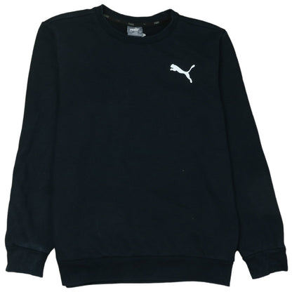 Mens UK Size S PUMA Black Pullover Sweatshirt