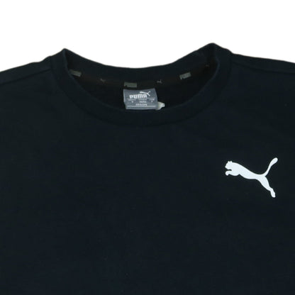 Mens UK Size S PUMA Black Pullover Sweatshirt