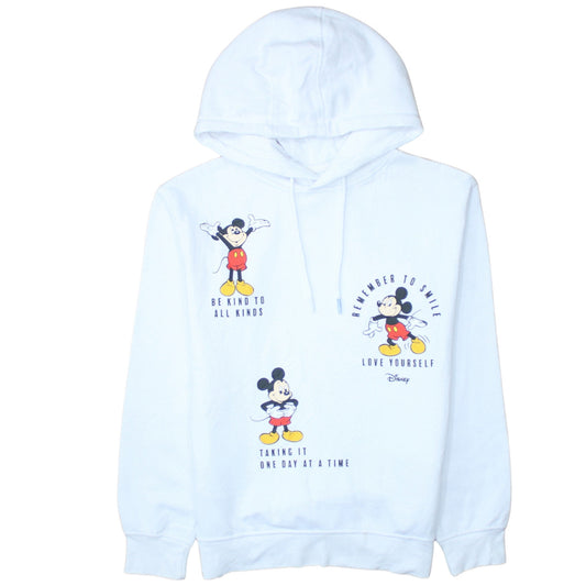 Womens UK Size XS Disney White Pullover Hoodie