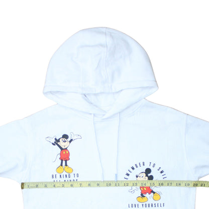 Womens UK Size XS Disney White Pullover Hoodie