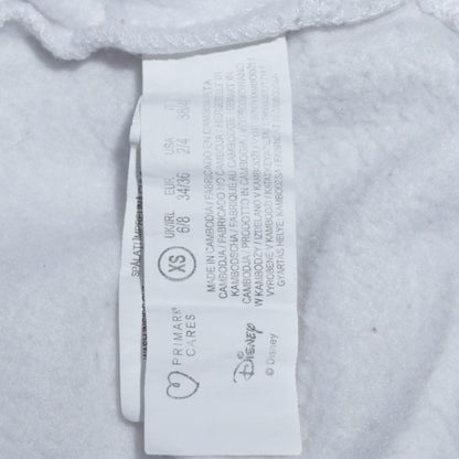 Womens UK Size XS Disney White Pullover Hoodie