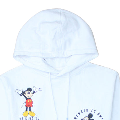 Womens UK Size XS Disney White Pullover Hoodie