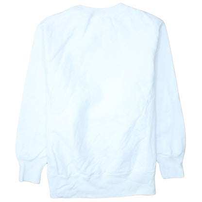 Mens UK Size M Champion White Pullover Sweatshirt
