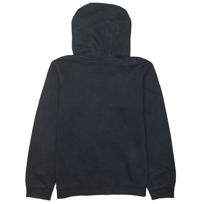 Nike Boys Black XL Pullover Hoodie with Multi Logo Print