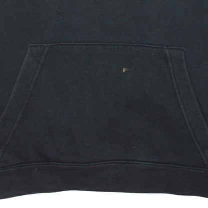 Nike Boys Black XL Pullover Hoodie with Multi Logo Print