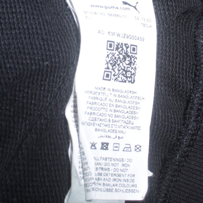 Womens UK Size S PUMA Black Full Zip Hoodie
