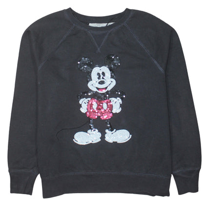 Womens UK Size 12 H&M Black Pullover Sweatshirt