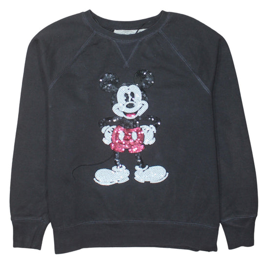 Womens UK Size 12 H&M Black Pullover Sweatshirt