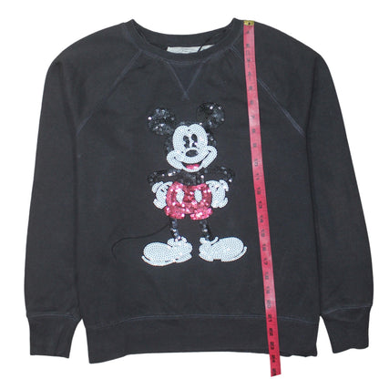 Womens UK Size 12 H&M Black Pullover Sweatshirt