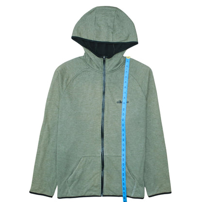 Mens UK Size L ellesse Green Full Zip Hoodie
