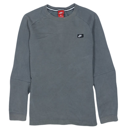 Mens UK Size S Nike Grey Pullover Sweatshirt