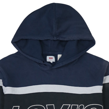 Mens UK Size L Levi's Blue Pullover Hoodie