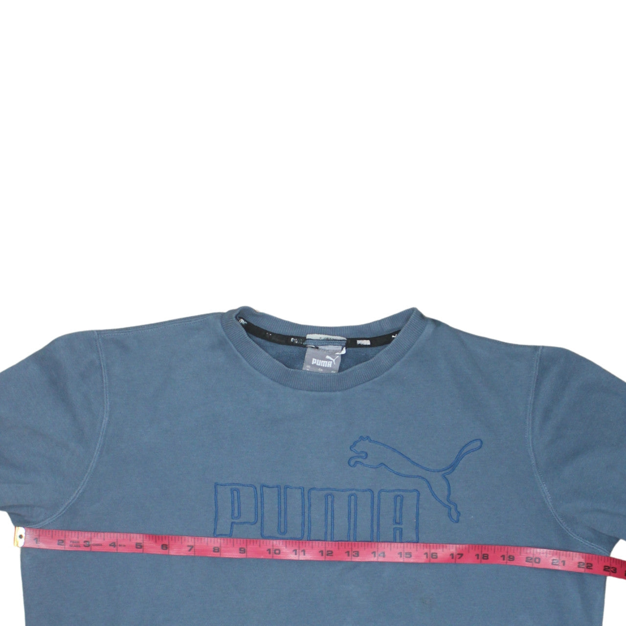 Womens UK Size M PUMA Blue Pullover Sweatshirt