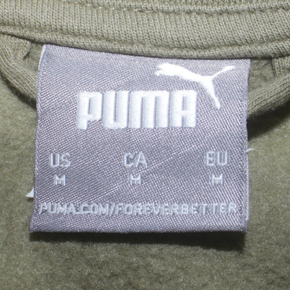 Mens UK Size M PUMA Green Full Zip Sweatshirt