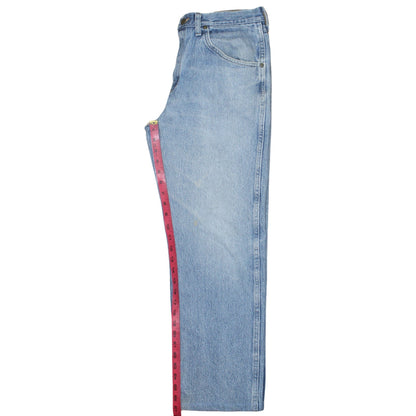 Mens UK Size M Wrangler Regular Fit Straight Blue Jeans