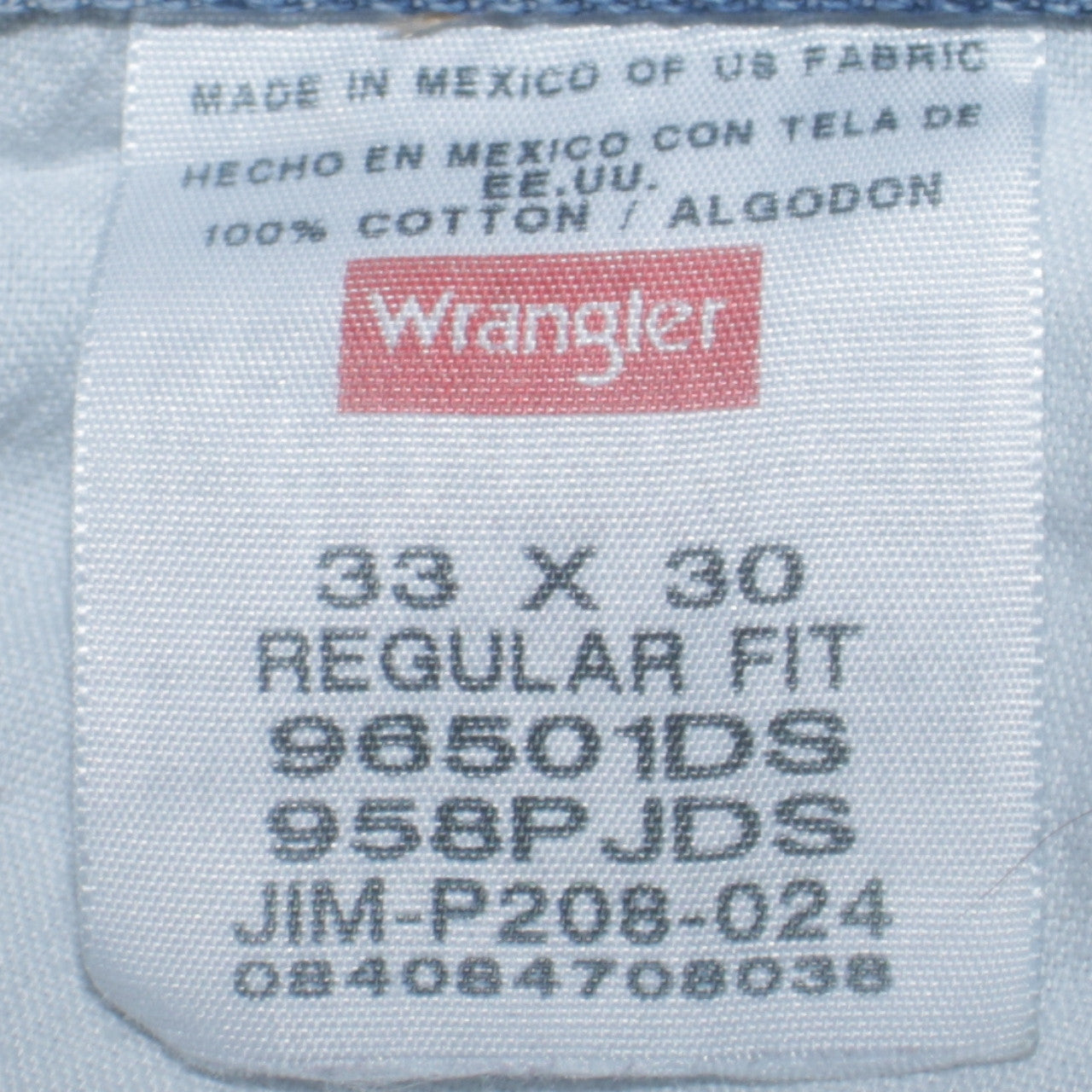 Mens UK Size M Wrangler Regular Fit Straight Blue Jeans