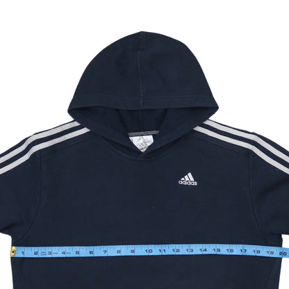 Mens UK Size L adidas Blue Pullover Hoodie