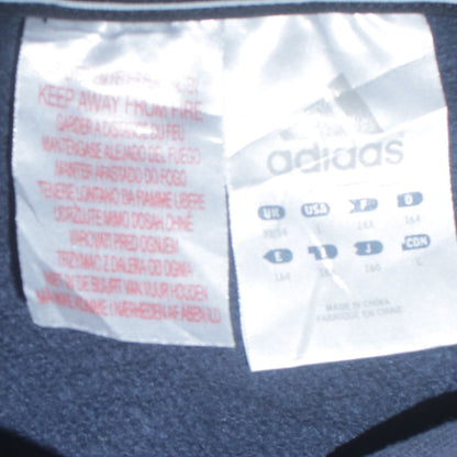 Mens UK Size L adidas Blue Pullover Hoodie