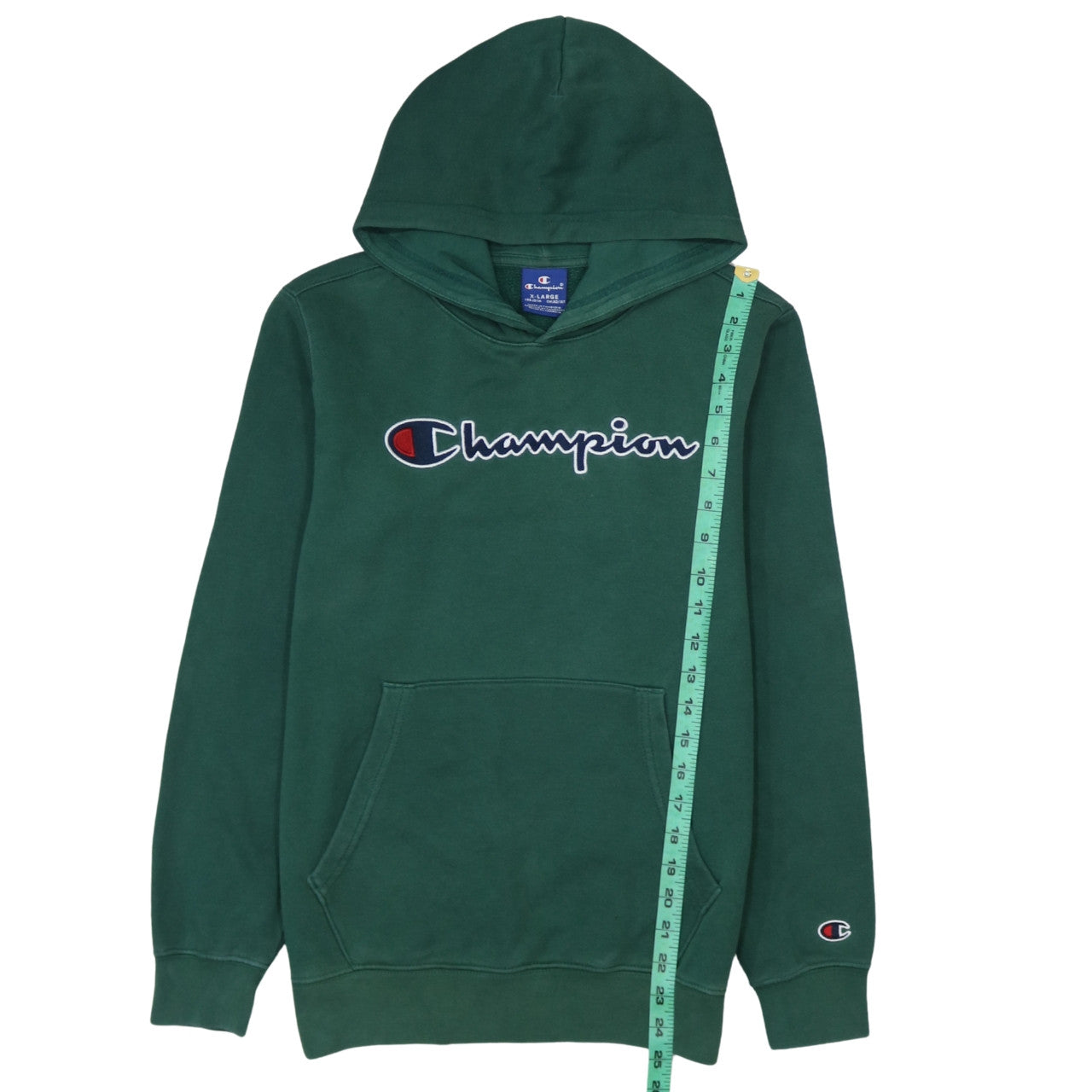 Boys UK Size 13-14 Years Champion Green Pullover Hoodie