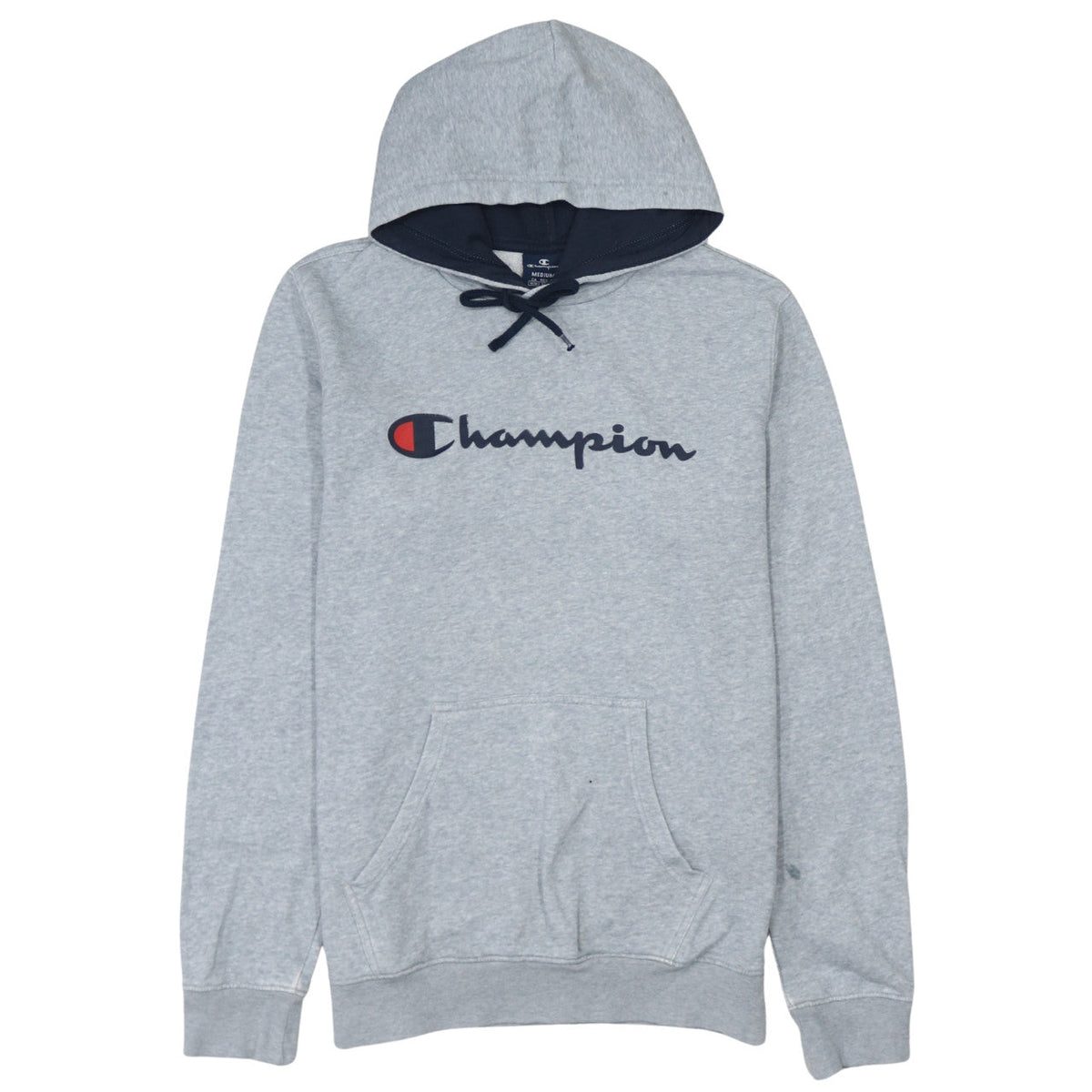 Mens UK Size M Champion Grey Pullover Hoodie