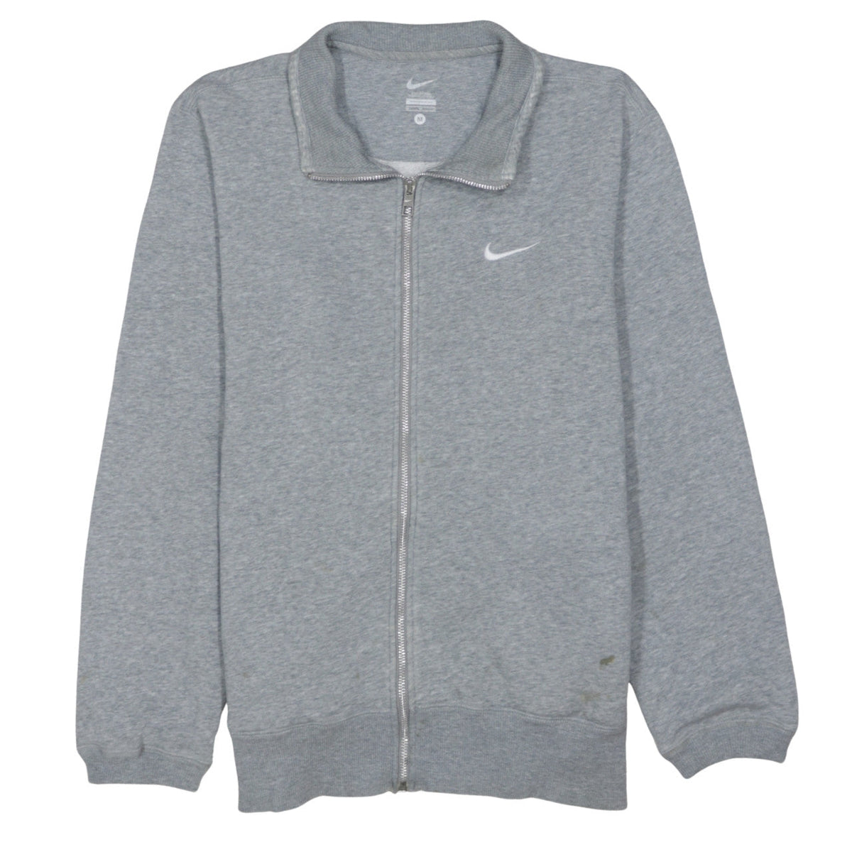 Mens UK Size M Nike Grey Full Zip Sweatshirt