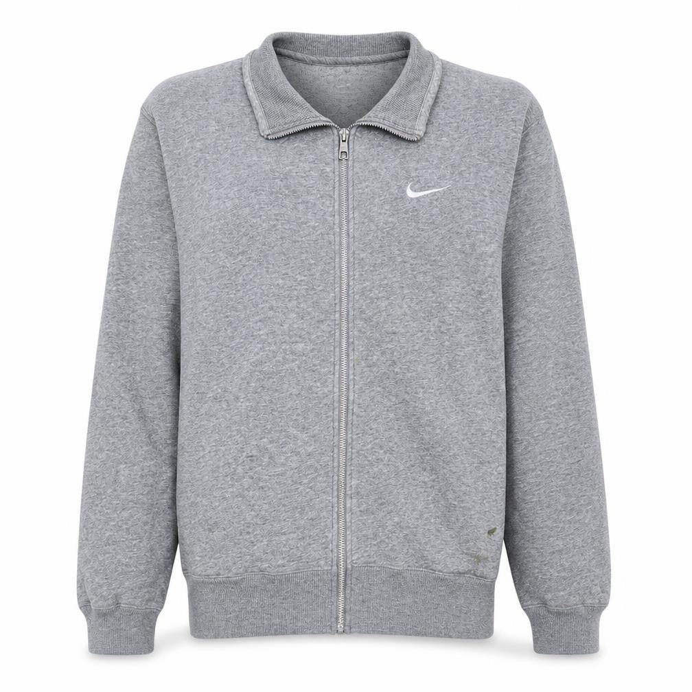 Mens UK Size M Nike Grey Full Zip Sweatshirt