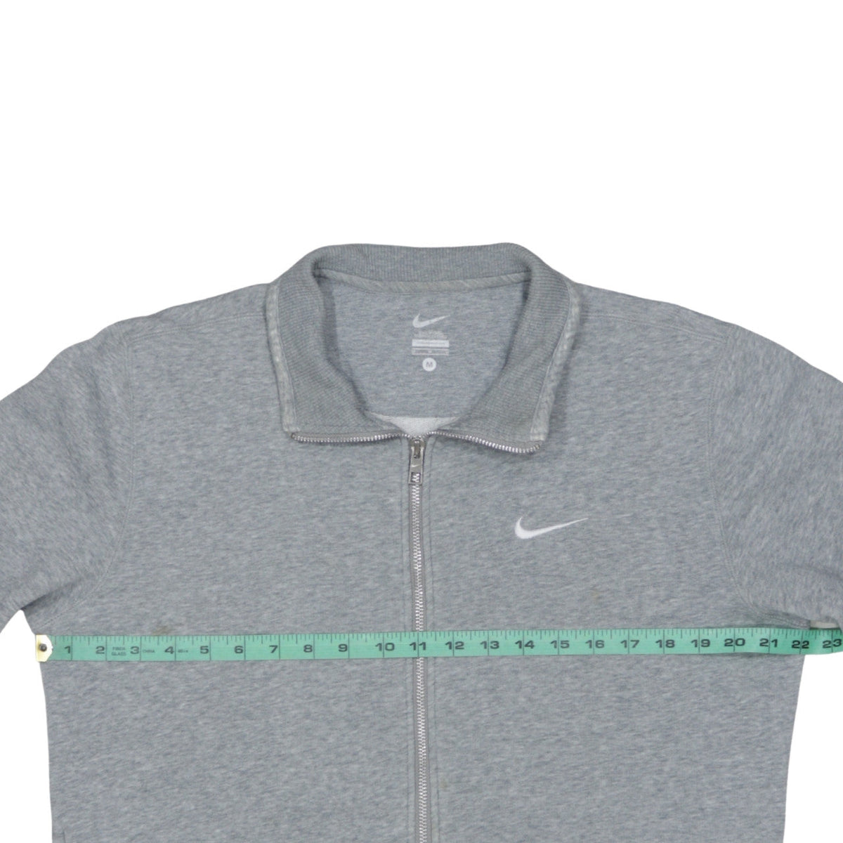 Mens UK Size M Nike Grey Full Zip Sweatshirt