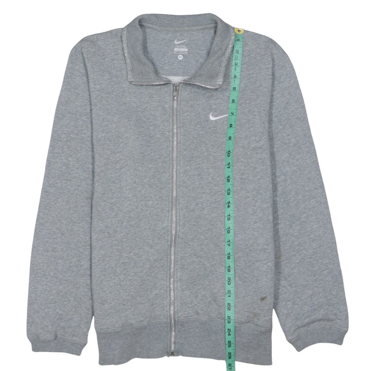 Mens UK Size M Nike Grey Full Zip Sweatshirt