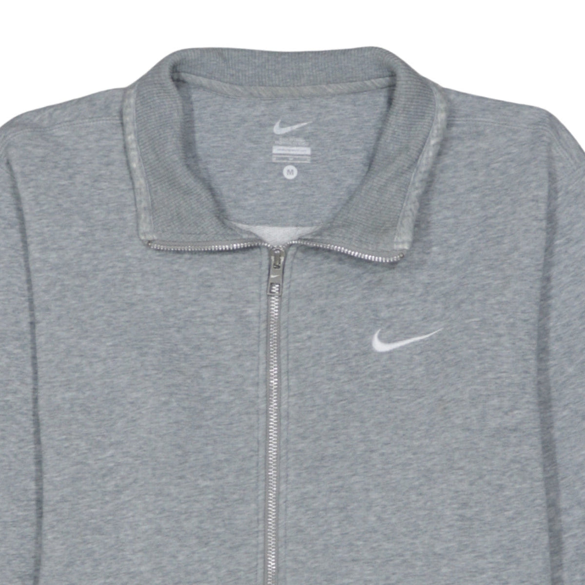 Mens UK Size M Nike Grey Full Zip Sweatshirt