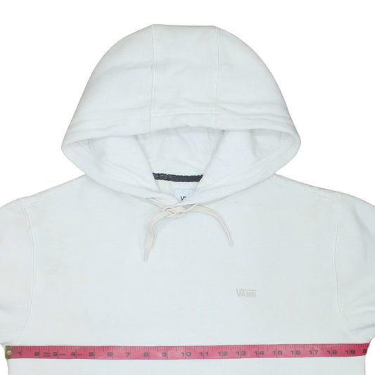 Mens UK Size S VANS White Pullover Hoodie