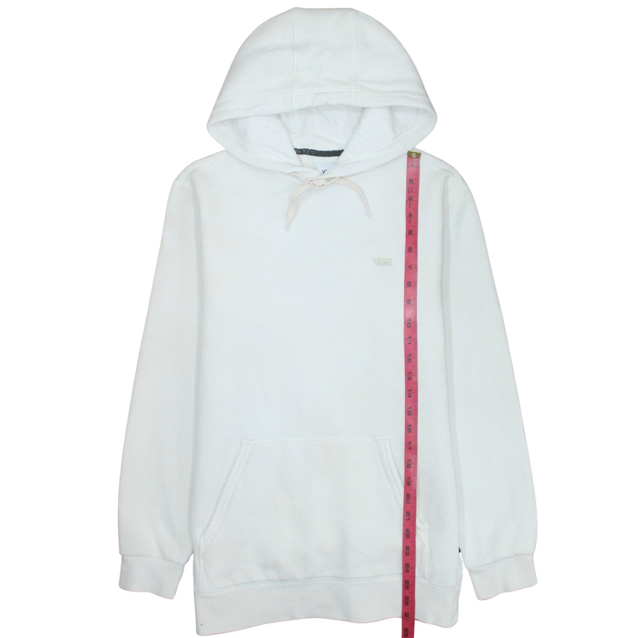 Mens UK Size S VANS White Pullover Hoodie