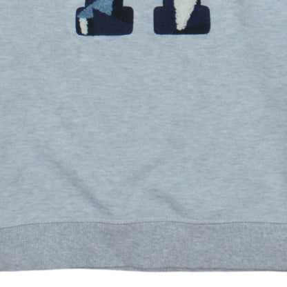 Tommy Hilfiger Boys Grey Pullover Sweatshirt Size 164 Crew Neck Logo