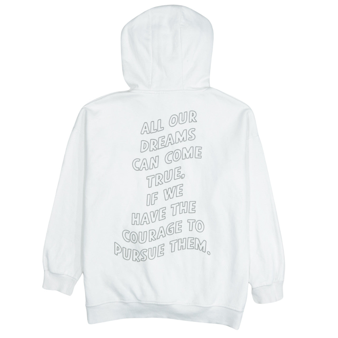 Womens UK Size XS Disney White Pullover Hoodie