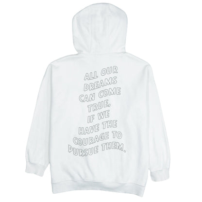 Womens UK Size XS Disney White Pullover Hoodie