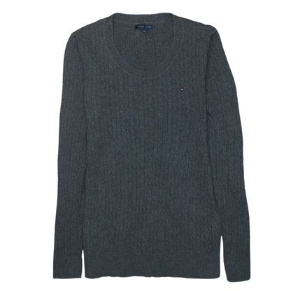 Womens UK Size S Tommy Hilfiger Grey Pullover Jumper