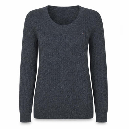Womens UK Size S Tommy Hilfiger Grey Pullover Jumper