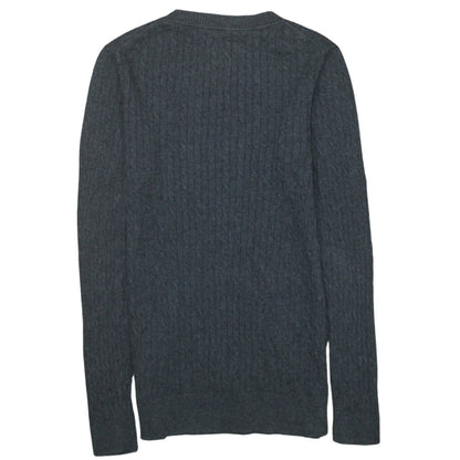 Womens UK Size S Tommy Hilfiger Grey Pullover Jumper