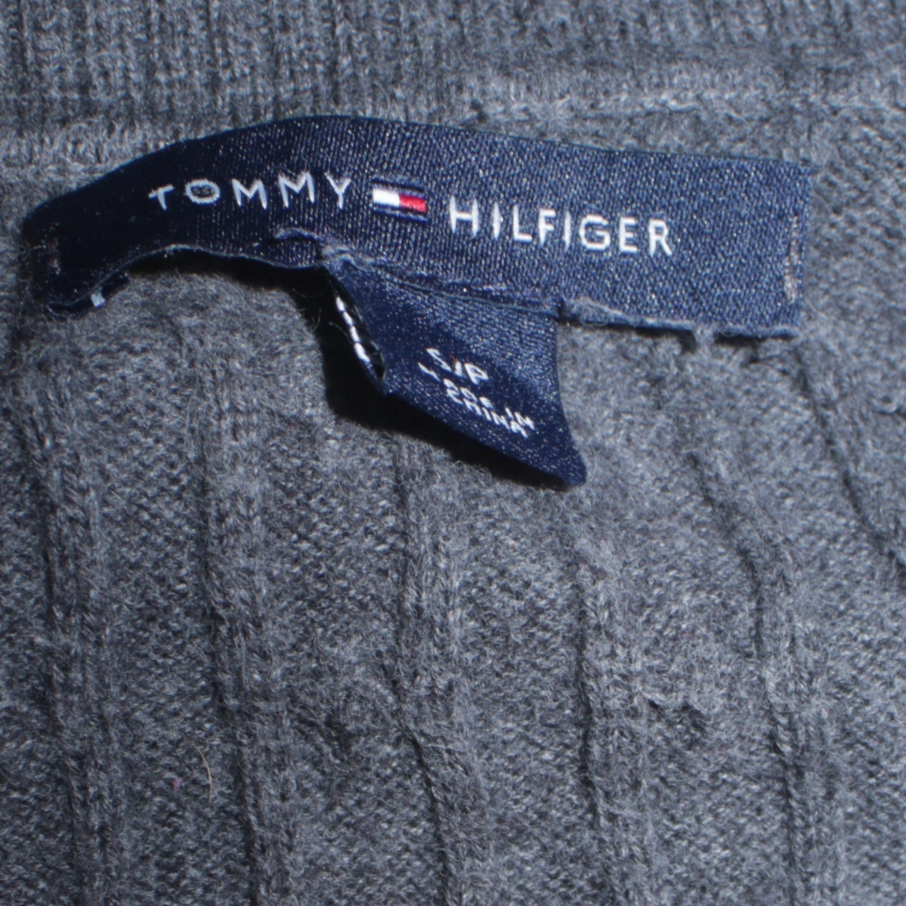 Womens UK Size S Tommy Hilfiger Grey Pullover Jumper