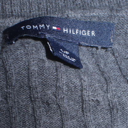 Womens UK Size S Tommy Hilfiger Grey Pullover Jumper