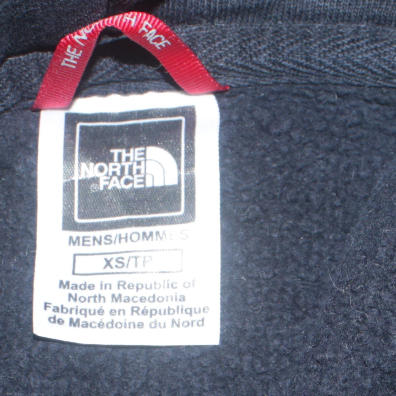 Mens UK Size XS The North Face Black Pullover Hoodie