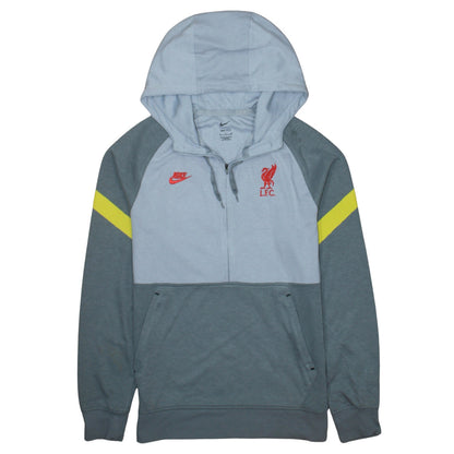 Mens UK Size S Nike Grey 1/2 Zip Hoodie