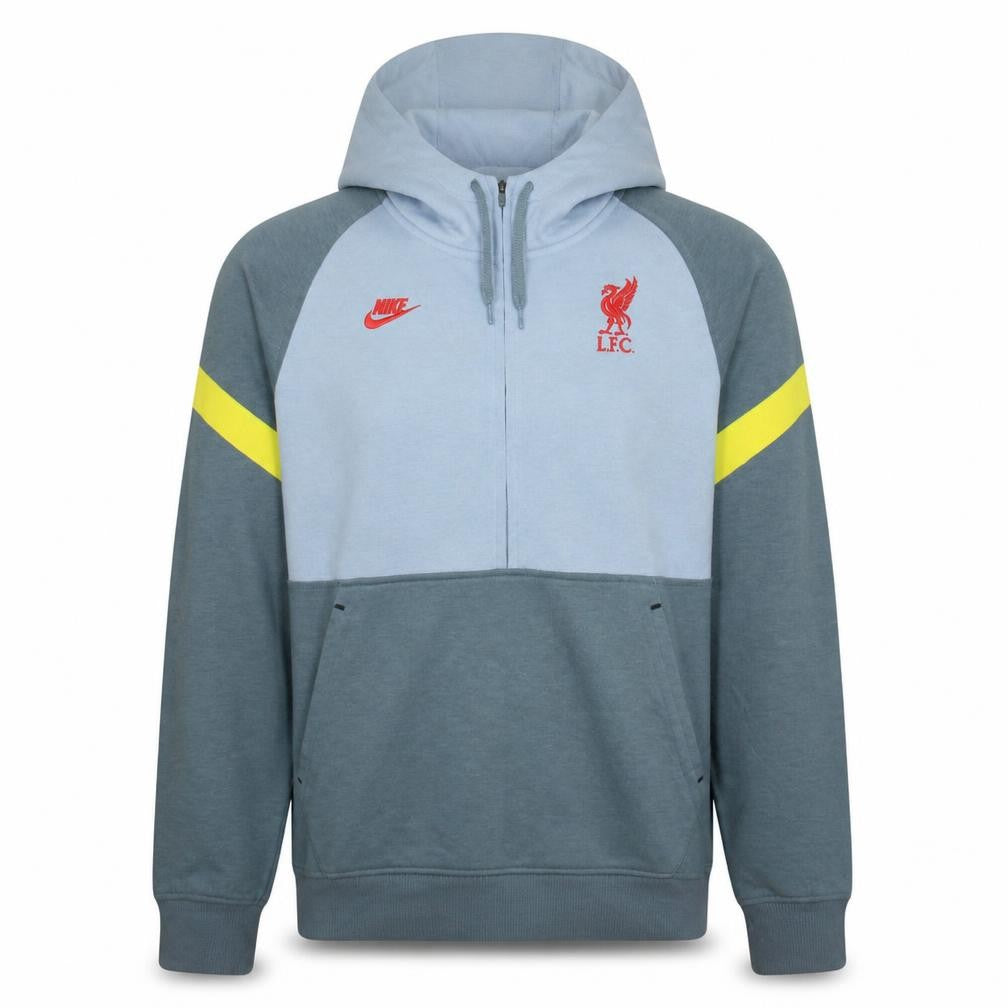 Mens UK Size S Nike Grey 1/2 Zip Hoodie