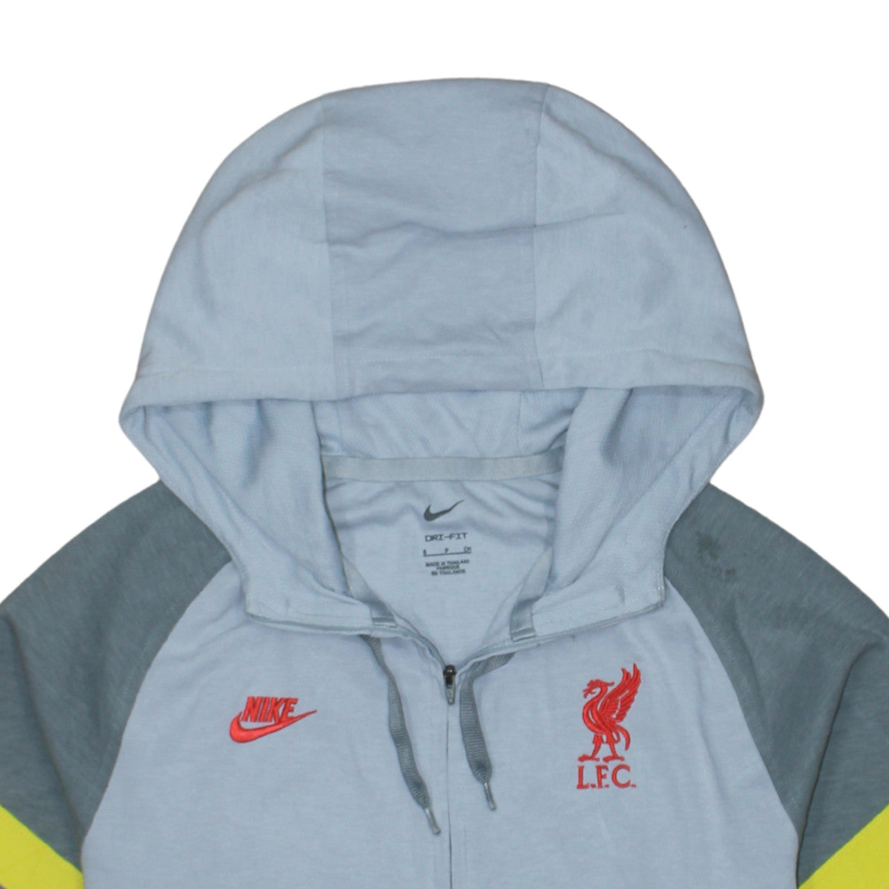 Mens UK Size S Nike Grey 1/2 Zip Hoodie