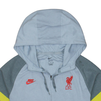 Mens UK Size S Nike Grey 1/2 Zip Hoodie