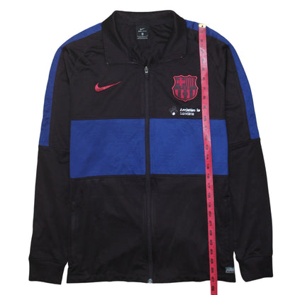 Mens UK Size L Nike Blue Full Zip Sweatshirt
