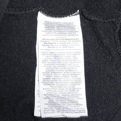Mens UK Size L Nike Black Pullover Hoodie