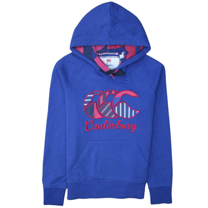 Womens UK Size 12 Canterbury Blue Pullover Hoodie