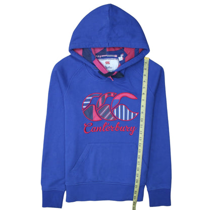 Womens UK Size 12 Canterbury Blue Pullover Hoodie